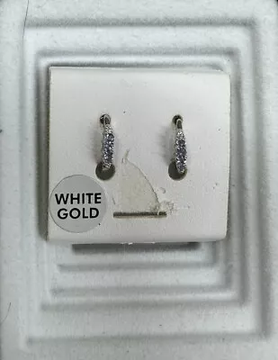 10K White Gold Tanzanite Earrings • $70