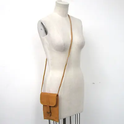Ellington Chestnut Leather Small Crossbody Bag (6'' W X 8'' H) • $20
