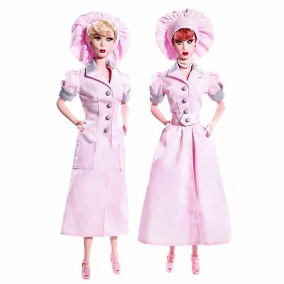 I Love Lucy Job Switching  Lucy Doll And Ethel Doll Barbie Collector Ep. 39 NIB • $74.99