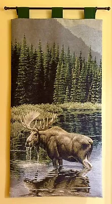 Moose Wall Tapestry • Measures 40” X 20.5” • Includes Rod & Brackets • $29.95