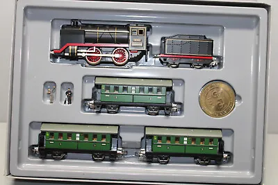 Märklin 0050 Train Set With Steam Locomotive And Passenger Car Gauge H0 Boxed • $90.86