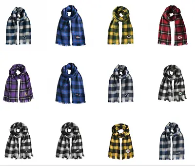 $17.99 • Buy NFL Plaid Blanket Scarf Wrap By Little Earth
