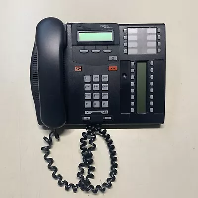 Nortel Norstar T7316E Charcoal Avaya Phone (NT8B27JAAA)  Good Working Condition • $19.54