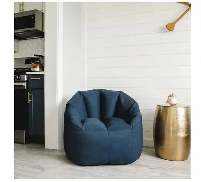 $54.74 • Buy New- Big Joe Milano Bean Bag Chair, Cobalt Lenox Denim