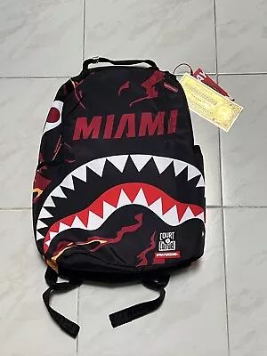 NEW SPRAYGROUND X Court Culture Miami Heat Backpack LIMITED EDITION RARE • $220.40