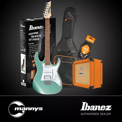 Ibanez RX40 Electric Guitar Pack W/ Orange Crush 12 Amp (Metallic Light Green) • $569