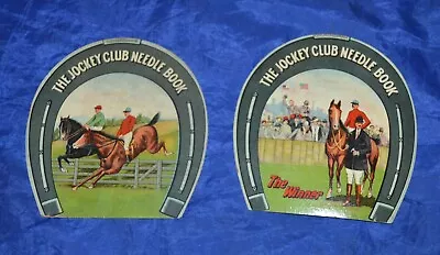 The Jockey Club Needle Book Vintage Original In Good Condition W/needles • $15.89