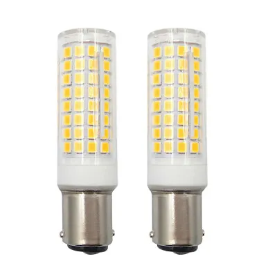 2pcs BA15D Double Contact Bayonet LED Bulb 102-2835 Ceramics Light 110V Warm #H • $10.44