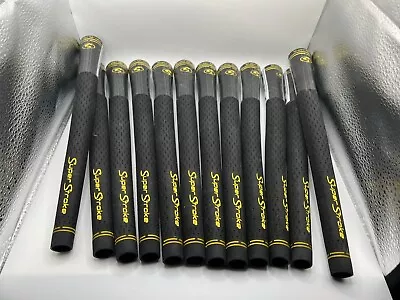 New 12 Superstroke Super Stroke S-Tech S Tech Golf Grips Black Yellow Midsize • $59.99