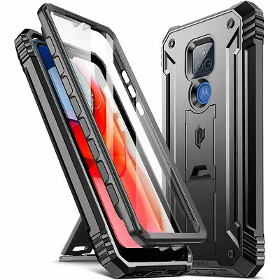 For Motorola Moto Case With Screen Protector Phone Cover Shockproof Kickstand • $16.95