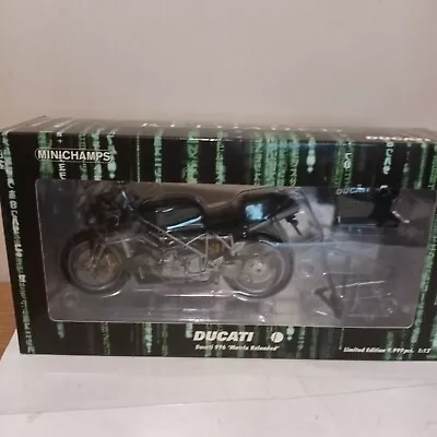 Minichamps 1/12 Scale Ducati 996 Matrix Reloaded Limited Edition • £165