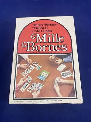 Vintage Mille Bornes French Card Game - Parker Brothers Complete 1971 • $11.99