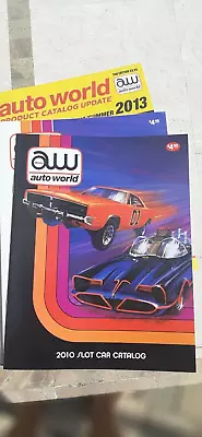 3 Hard To Find NOS Auto World 2009 2010 2013 Catalogs HO Slot Cars And More • $35