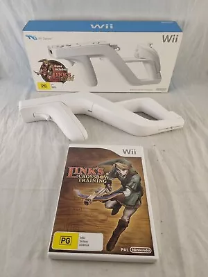 Link's Crossbow Training - Boxed With Wii Zapper - Nintendo Wii • $34.99