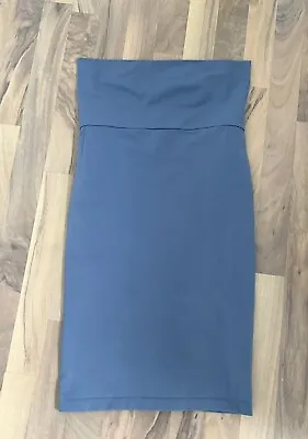 £26 • Buy Wolford Fatal Dress /skirt Blue Grey Size Medium Uk 14 Usa 12