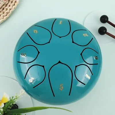 Steel Tongue Drum 6 Inch 8 NotesSteel Hand DrumDrum Percussion For Meditation • $28.99