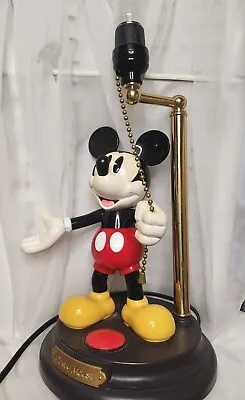 Vintage Mickey Mouse Talking Lamp No Shade - Not Working  • $65