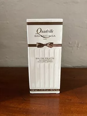 VTG RARE Quadrille Balenciaga Eau De Toilette Vaporisateur Natural Spray 100 Ml • $249.99