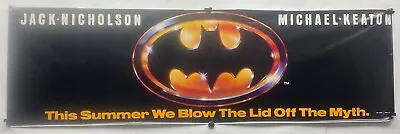 1989 Batman Vinyl Movie Banner Screen Printed - Rare & Brand New! • $229.89