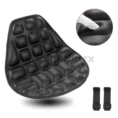 Motorcycle PU Comfort Seat Pad Cover Cushion Pillow Shockproof Pressure Relief • $18.98