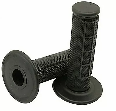 Tusk Mx Grips Half Waffle Black Medium Compound Dirt Bike Dual Sport Adv  • $12.65