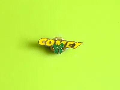 Rare Macmillan Yellow Comet Stud Pin Badge Charity • £6.99