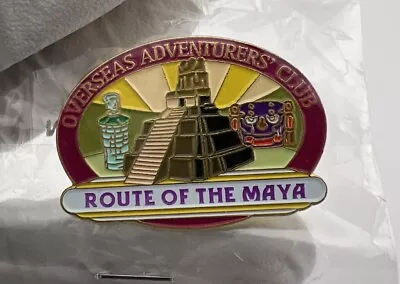 Overseas Adventure Travel The Route Of The Maya Pin. Lapel. New In Package. • $14.95