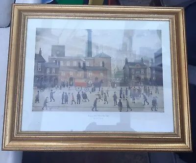 £35 • Buy A Framed   Coming Home From The Mill   Signed Print By TS Lowry