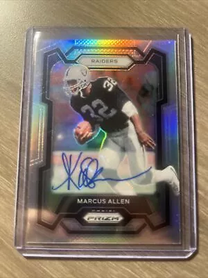 2023 Panini Prizm Marcus Allen Silver Auto #179 Raiders • $19.99