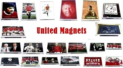 United Football Magnets Manchester Legends Gifts  • £2.59