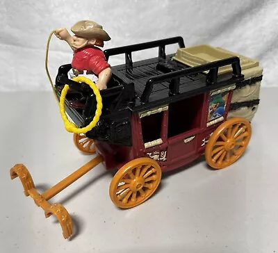 Vintage 1997 Fisher Price Western Cannonball Stage Coach 77056 Stagecoach Man • $20.68