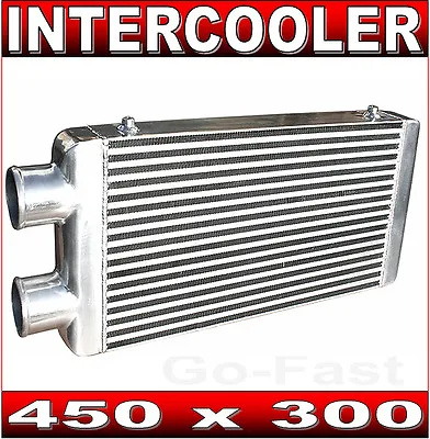 TURBO INTERCOOLER 450 X 300 - SAME SIDE 76mm 3inch INLET/OUTLET • $275