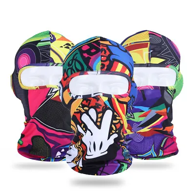 $5.99 • Buy Balaclava Ski Masks UV Protection Windproof Motorcycle Face Mask Tactical Hood