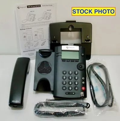 Polycom VVX 201 2-Line PoE IP Business Desktop Phone 2200-40450-001 NIB New • $12.99