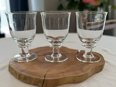 Set Of 3 Denby Magnum Clear Water Goblet Wine Glass 6 1/4” • $90