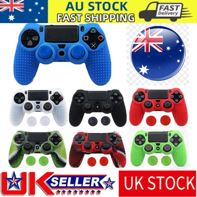 $13.29 • Buy PS4 Silicon Rubber Gamepad Controller Non-slip Skin Cover For SONY Playstation 4