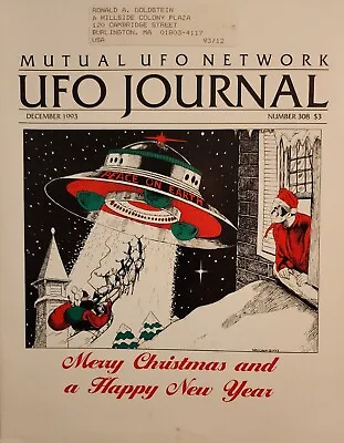 UFO Journal Mutual UFO Network MUFON Magazine #308 December 1993 • $14.99