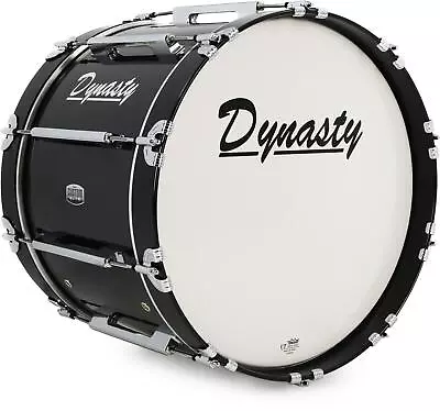 Dynasty Custom Elite Marching Bass Drum - 20 Inch X 14 Inch Black • $759.95