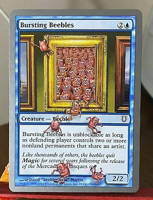 BURSTING BEEBLES X 2 - MtG Unhinged - Common - MINT • £1.80