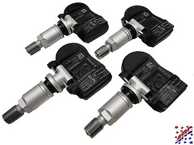 Complete Set Of 4 Genuine OEM Mazda TPMS Tire Pressure Sensors Kit BBM2-37-140B • $119.96