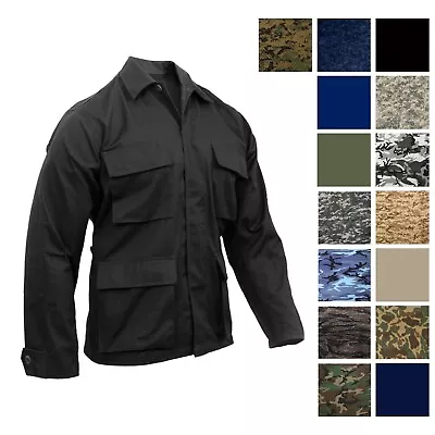 Rothco Military BDU Shirt Tactical Uniform Camouflage Army Coat Fatigue Jacket • $39.99