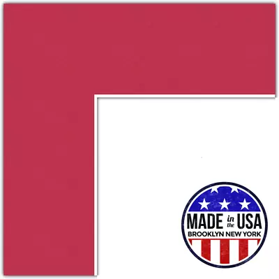 ArtToFrames Custom Red Rouge Picture Photo Frame Mat Matting Board LG • $28.07