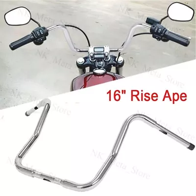 16  Rise APE Hangers Bar 1-1/4  Handlebar For 2021-2023 SOFTAIL STANDARD FXST • $89.42