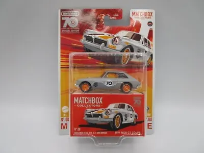 Matchbox Collectors 70th Special Edition No. 8 1971 MGB GT Coupe Diecast Car • $14.77