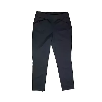 Chico's Travelers Size 00 (XS) Black Pull-On Slim Leg Pants Stretch • $17.99