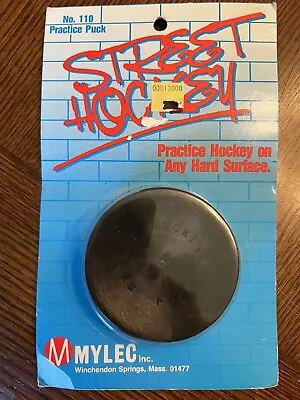 Vintage Mylec Street Hockey Practice Puck No 110 NOS NEW Packaging • $10