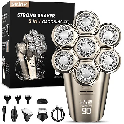 Electric Hair Remover Shavers Bald Head Razor Smooth Skull Cord Cordless Wet Dry • $27.29