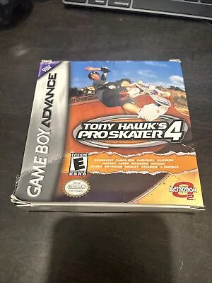 Tony Hawk's Pro Skater 4 Nintendo Game Boy Advance GBA 2002 CIB Complete In Box • $20