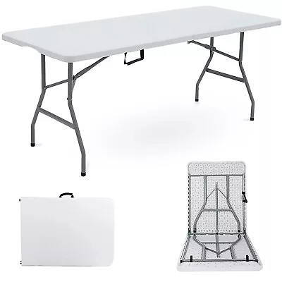 Catering Camping Heavy Duty Folding Trestle Table Picnic BBQ Party 6ft • £37.99