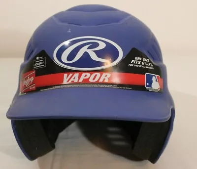 Rawlings Vapor Baseball Softball Batters Helmet Blue Size Fits 6.5 To 7.5 • $6.99